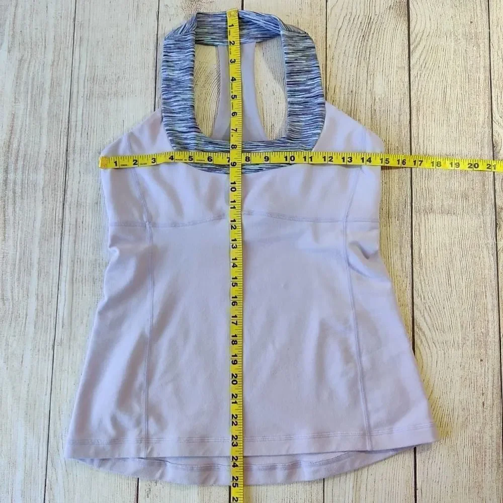 Lululemon Scoop Neck Tank sz 8 lavender